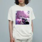 ぶーたんの火花散る戦場 オーガニックコットンTシャツ