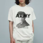 部屋とデニムとわたしのU.S.ARMYな野口英世さん Organic Cotton T-Shirt