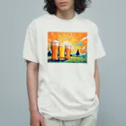 山田綾の夏到来ビールグッズ！Beerで皆で盛り上がろう！ Organic Cotton T-Shirt