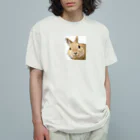 みぃ♪ のぼくとちくん🌻🩵 オーガニックコットンTシャツ