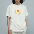 pyon☪︎chocoの目玉焼き　水彩 Organic Cotton T-Shirt