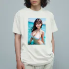 デジタル美女アートのAI美女グラビア４ Organic Cotton T-Shirt