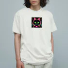 ねこLINEのニャオンカラー Organic Cotton T-Shirt