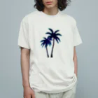 daichan Marketのヤシの木 Organic Cotton T-Shirt