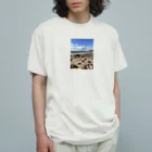 G-EICHIS_Groupの夏の海岸 オーガニックコットンTシャツ