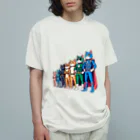 3neco Martの毛万隊参上！ Organic Cotton T-Shirt