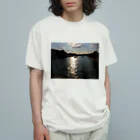 nightwalkerのパリのセーヌ川 Organic Cotton T-Shirt