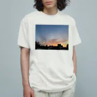 さちの部屋のとある日の夕焼け オーガニックコットンTシャツ