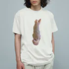 yuichiromanの後ろポメ オーガニックコットンTシャツ