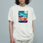 okagiの車 オーガニックコットンTシャツ