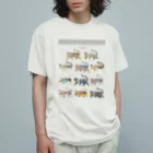 mieのtyagutyaguNyakko オーガニックコットンTシャツ