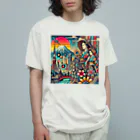 mtarousの未来の和 オーガニックコットンTシャツ