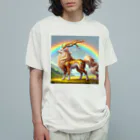 ハッピーハッピープラザ！の麒麟 オーガニックコットンTシャツ