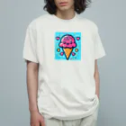 何でもありデザインのアイス Organic Cotton T-Shirt