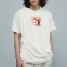 あるてごのかわいいシマエナガのキャラクターグッズです オーガニックコットンTシャツ