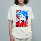 atelier_lapislazuliの未知の海 Organic Cotton T-Shirt