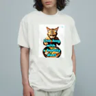 NaturalCanvasのlive long with a healthy diet! オーガニックコットンTシャツ