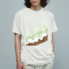 かりほの庵のBubble チョコとメロン味（アパレル） オーガニックコットンTシャツ