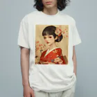 楚々想 so-so-soのUkiyo-e : Beautiful Japanese Girls オーガニックコットンTシャツ