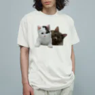 モフ甘コアラ隊のもも＆らら オーガニックコットンTシャツ