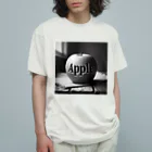 yuriseのモノトーンAppleグッズ Organic Cotton T-Shirt