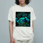 EIKATSU（和風テイスト）の蒼鬼 No1 Organic Cotton T-Shirt