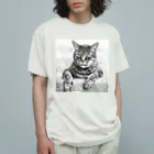 Cafe_antibesのドラちゃん 2 Organic Cotton T-Shirt