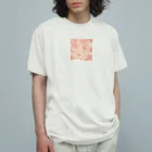 オンラインショップイエローリーフのエンジェル達　ハート　ピンク　天使　可愛い オーガニックコットンTシャツ