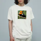 urako77のオニオオハシ求愛 Organic Cotton T-Shirt