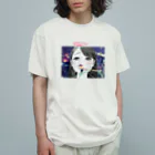 にくまん子のそれは天使も泣くわな～ Organic Cotton T-Shirt