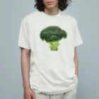 やなぎのI love ブロッコリー オーガニックコットンTシャツ