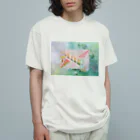 ゆかしのぺろ〜んshopの新しいハレの窓 オーガニックコットンTシャツ