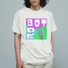 design labのBOT BOY - Pink Pop Edition Organic Cotton T-Shirt