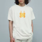 🐸かえるさんと仲間たち🐸のちょうちょ オーガニックコットンTシャツ