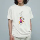 mikepunchの暑いときは熱いものを飲むのがよろしくてよ オーガニックコットンTシャツ