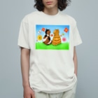 Lily bird（リリーバード）の仲良し猫さん Organic Cotton T-Shirt