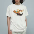 くろさわゆいのおでかけダックス オーガニックコットンTシャツ