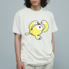 Cɐkeccooのよいものです-とちゅとちゅとり オーガニックコットンTシャツ