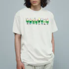 3to10 Online Store SUZURI店のクリームソーダ先輩8人前 オーガニックコットンTシャツ