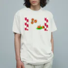 Lily bird（リリーバード）の矢がすりフレーム ホオズキ Organic Cotton T-Shirt