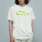 ぺちぺち工房 Pechi Pechi Atelierのわに Organic Cotton T-Shirt