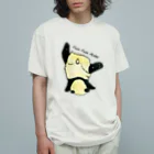 ぺちぺち工房 Pechi Pechi Atelierのずっこけぱんだ Organic Cotton T-Shirt