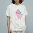 bimakoのお店の貝殻の中の星屑 オーガニックコットンTシャツ