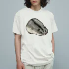 ぺちぺち工房 Pechi Pechi Atelierのジャンガリアンハムスター Organic Cotton T-Shirt