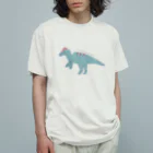 あおきさくらのヒパクロサウルス オーガニックコットンTシャツ
