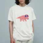 あおきさくらのプロトケラトプス オーガニックコットンTシャツ