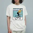 nidan-illustrationのCANDY BALL (fixie girl) オーガニックコットンTシャツ