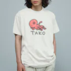 千月らじおのよるにっきのTAKO(色付き) Organic Cotton T-Shirt
