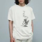 ツバメ堂の蔦とかえる オーガニックコットンTシャツ