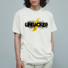 PB.DesignsのLINEBACKER Wallart Organic Cotton T-Shirt